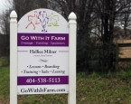 Go With It Farm: Sign
